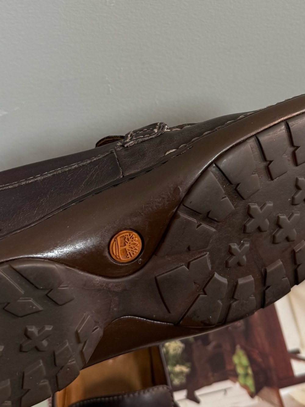 Timberland Dark Brown Leather Penny Loafers - Picture 12 of 16
